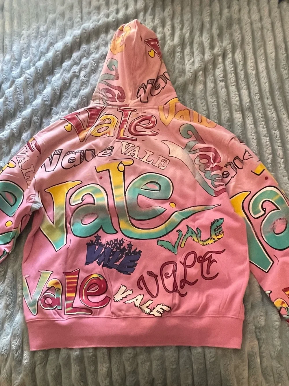 Pink Kids Zip-Up Hoodie — Bright Pink Graphic Hooded Jacket